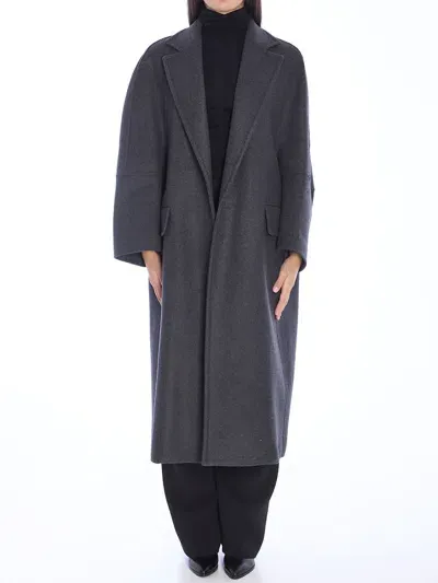 Max Mara Asburgo Coat In Grey