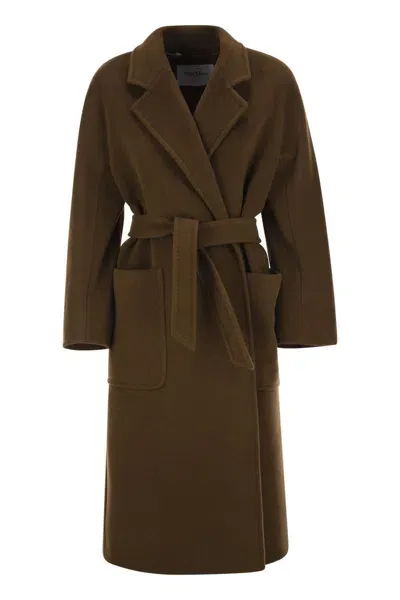 Max Mara Attuale1234 - Camel Dressing Gown Coat In Brown