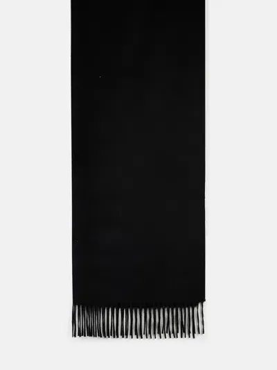 Max Mara 'baci' Black Cashmere Scarf