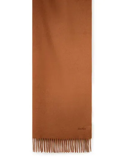 Max Mara Baci Light Brown Chasmere Scarf