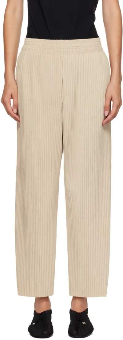 Max Mara Beige Rolanda Pants In 001 Beige