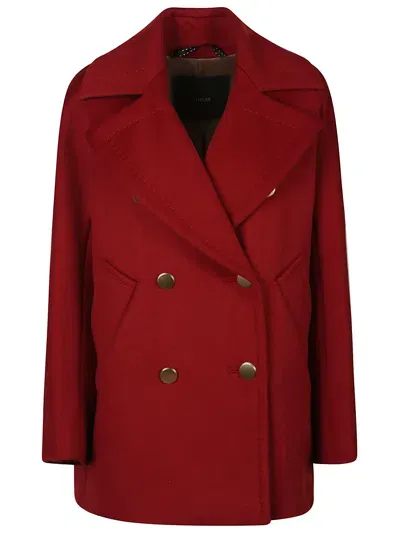 Max Mara Berta Jacket In Red