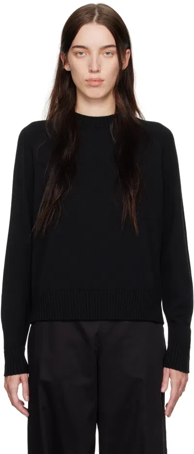 Max Mara Black Salvia Sweater In 011 Black