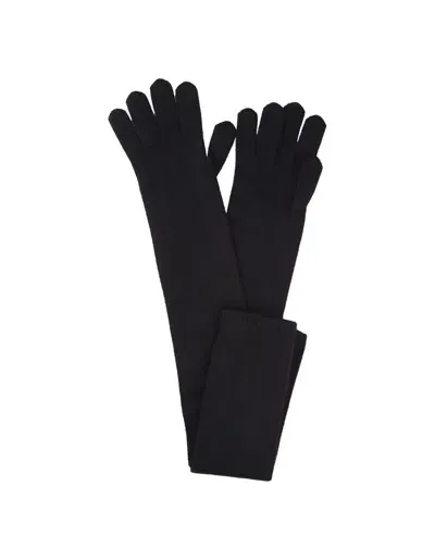 Max Mara Black Timor Long Gloves