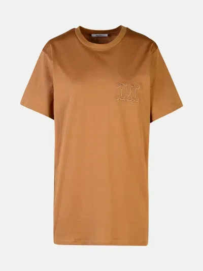 Max Mara Brown Cotton T-shirt