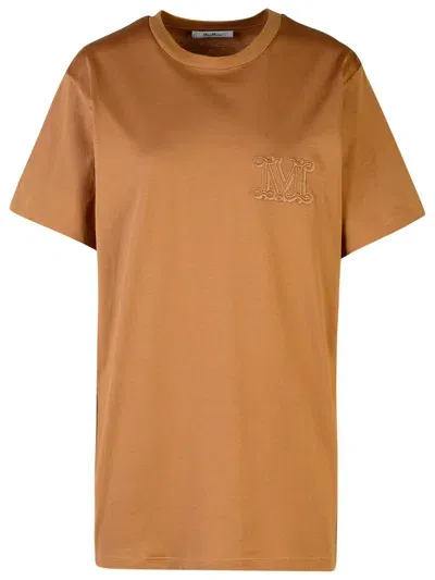 Max Mara Brown Cotton T Shirt