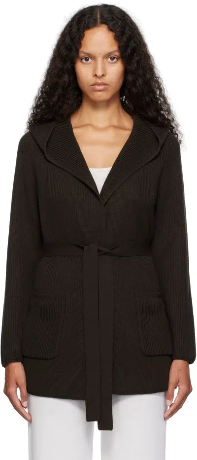 Max Mara Brown Finezza Cardigan In 003 Brown