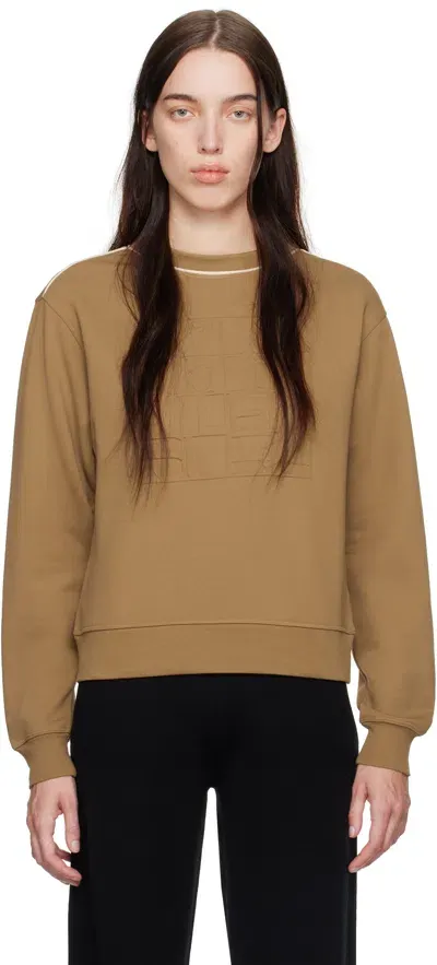 Max Mara Brown Mincio Sweatshirt In 003 Tobacco