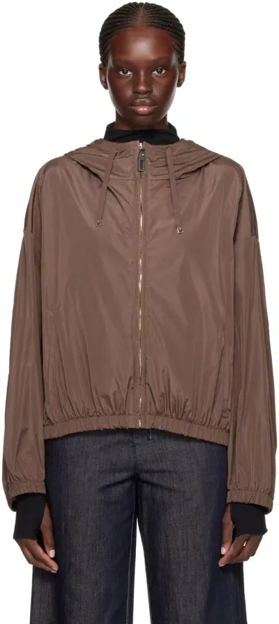 Max Mara Brown Taffci Jacket In 9 Tobacco