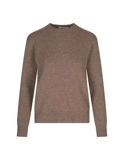 Max Mara Brown Viglio Sweater In Beige