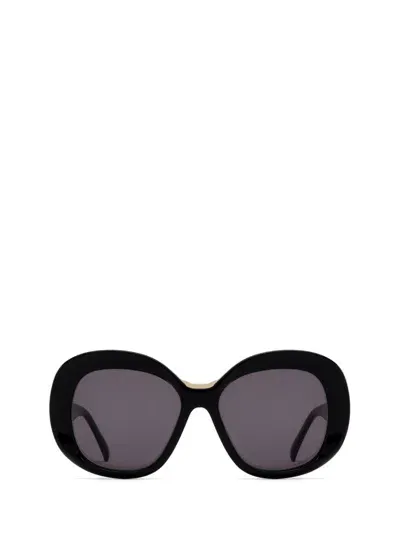 Max Mara Butterfly Frame Sunglasses In Black