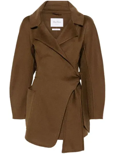 Max Mara Camel Camel Jacket In Brown