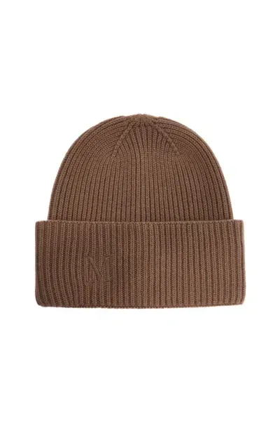 Max Mara Cashmere Beanie Hat For In Brown