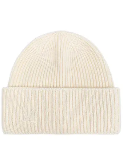 Max Mara Cashmere Beanie In White