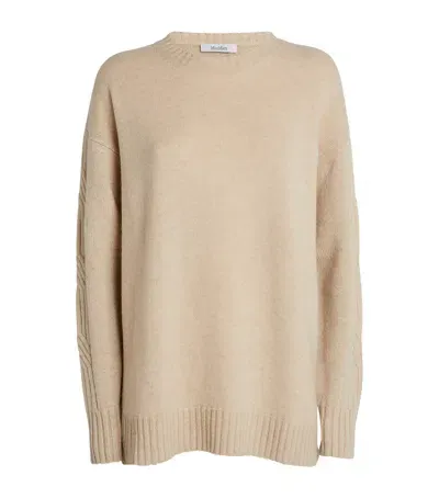 Max Mara Cashmere Sweater In Beige