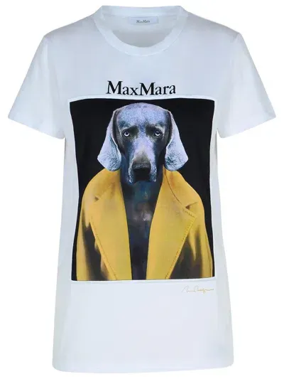 Max Mara Cipria White Cotton T-shirt