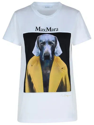 Max Mara 'cipria' White Cotton T Shirt