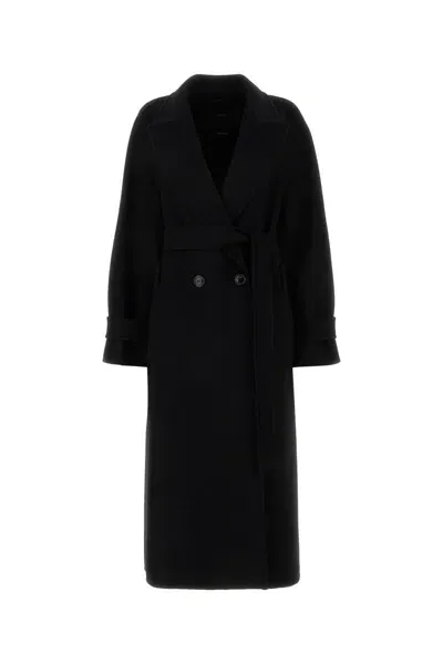 Max Mara Cappotto Adda In Black