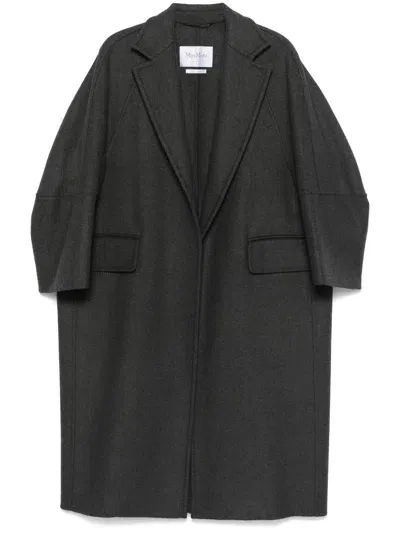 Max Mara Dark Grey Oversize Habsburg Coat