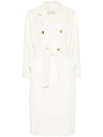 Max Mara 101801 Icon Coat "madame" In White