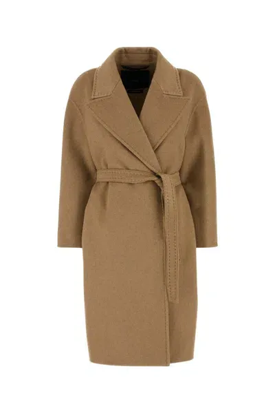 Max Mara Coats In Brown