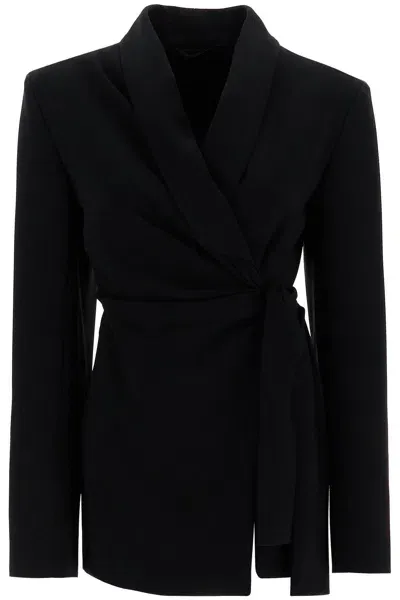 Max Mara 'comma' Robe Jacket In Black