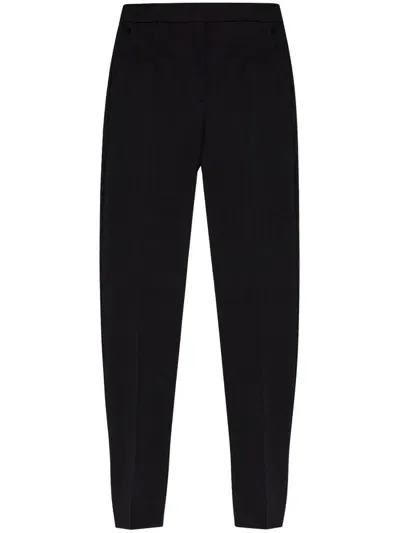 Max Mara Slim-cuted Trousers In Black