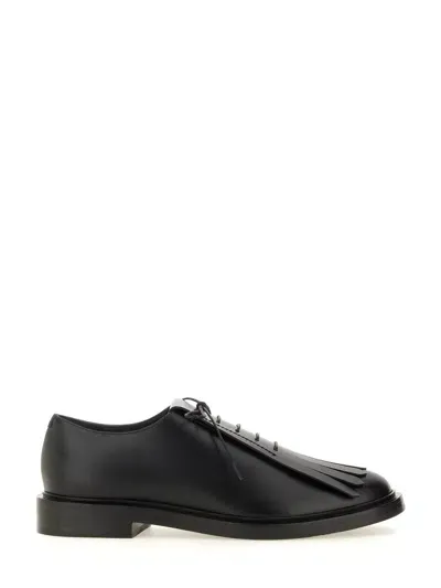 Max Mara Derby Shoe. In Black