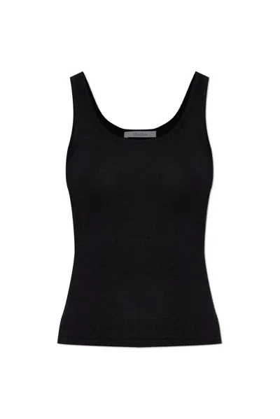 Max Mara Dinda Tank Top In Black