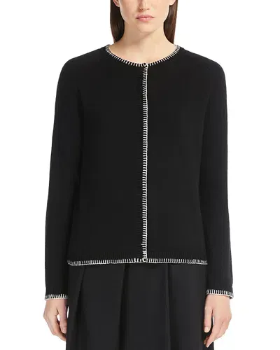 Max Mara Dizzy Cardigan In Black