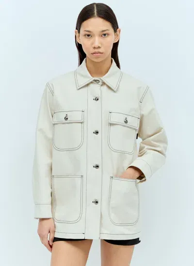 Max Mara Drill Jacket In Multicolor