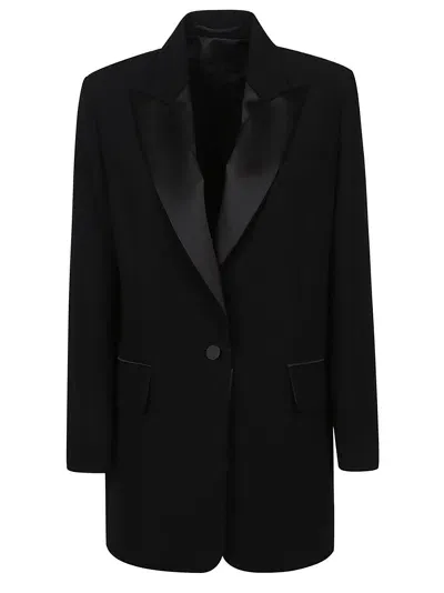 Max Mara Dyser Jacket In Nero