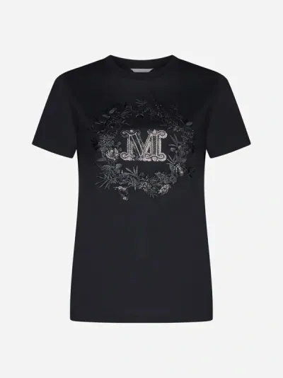 Max Mara Elmo T-shirt In Black