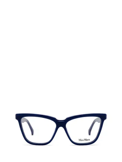 Max Mara Eyeglasses In Shiny Blue