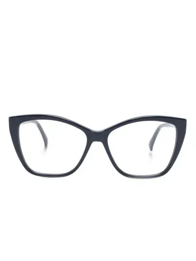 Max Mara Eyewear Butterfly-frame Glasses In Blue