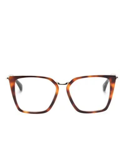 Max Mara Eyewear Mm5151 Glasses In 褐色