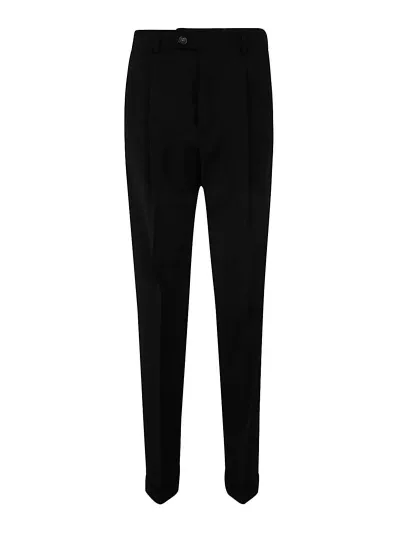 Max Mara Ferito Wide Leg Trouser With Pences In Black