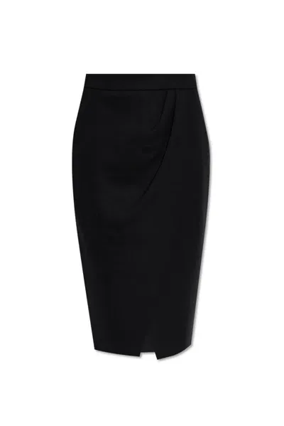 Max Mara Fervida Jersey Skirt In Black