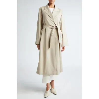 Max Mara Fornovo Wool & Cashmere Belted Coat In Sand