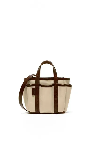 Max Mara Tote Bag In Beige