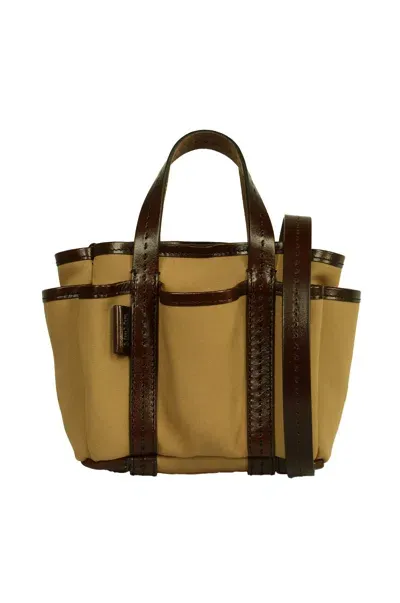 Max Mara Gardenca Tote In Brown