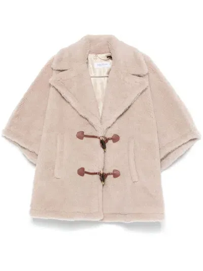 Max Mara George Cape In Beige