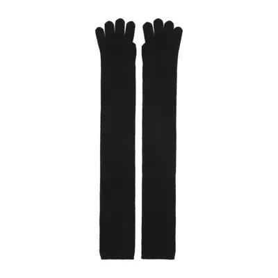 Max Mara Gloves In Black