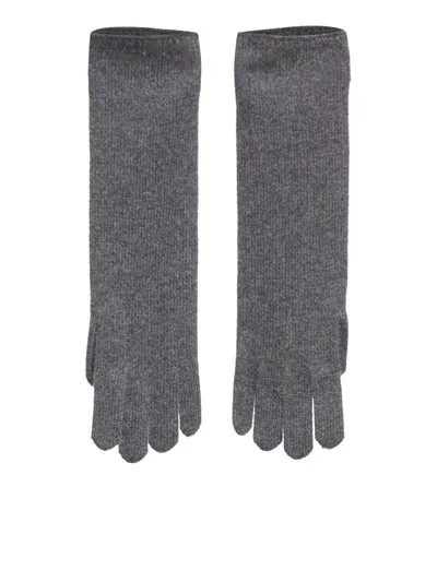 Max Mara Gloves In Grey