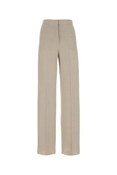 Max Mara High Waist Straight Leg Pants In Multicolor