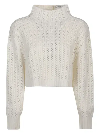 Max Mara Hodeida Sweater In White