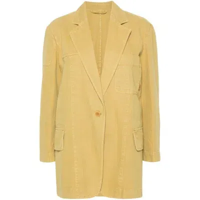 Max Mara Jackets In Yellow