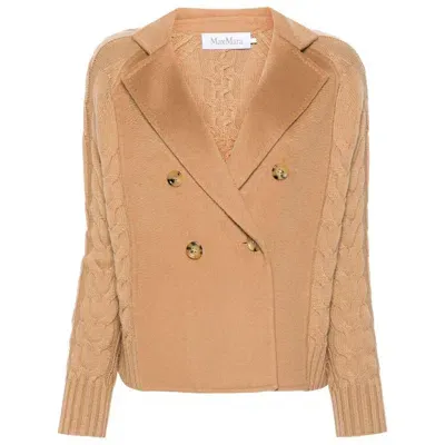 Max Mara Jackets In Nude & Neutrals