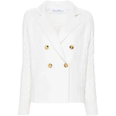 Max Mara Jackets In White