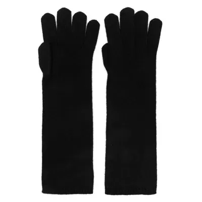 Max Mara Knit Glove In Black